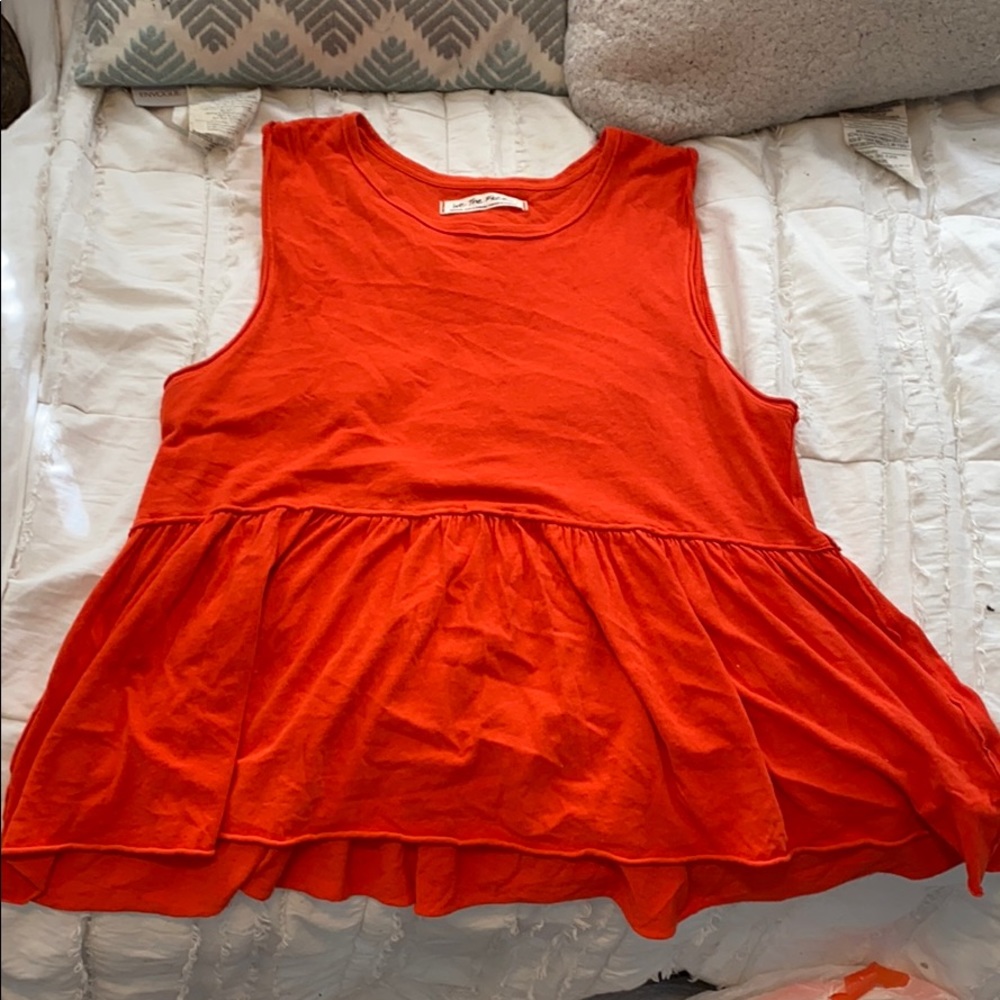 free people peplum tank